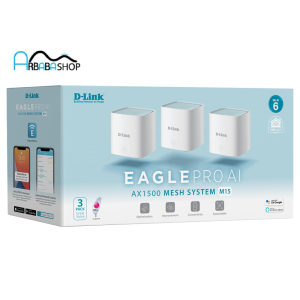 DLINK AX1500 Mesh System M15 (3 Pack)